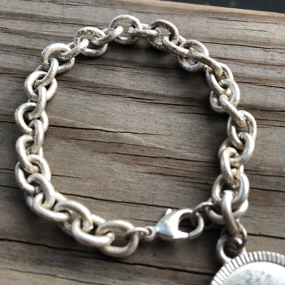 VTG MCM Aries Ram Astrology / Star Sign Silver Toned Oval Chain Link Bracelet - Picture 7 of 10